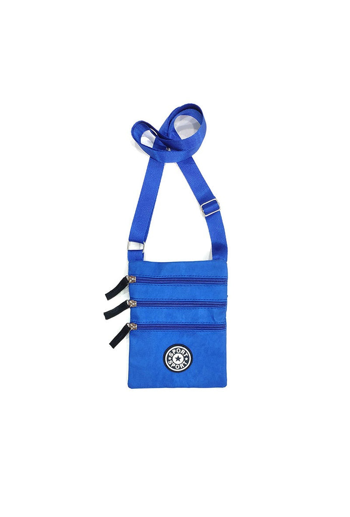 Ladies Small Sports Flat Pouch Nylon Small Cross Body Bag Organiser image 1