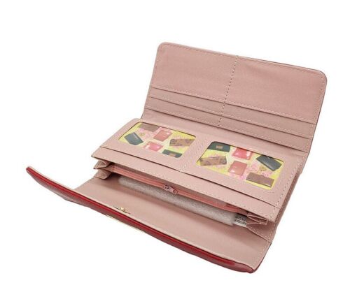 Ladies Large Star Coin Wallet Card Cash Holder Stylish Multi Pocket Flap Purse image 2