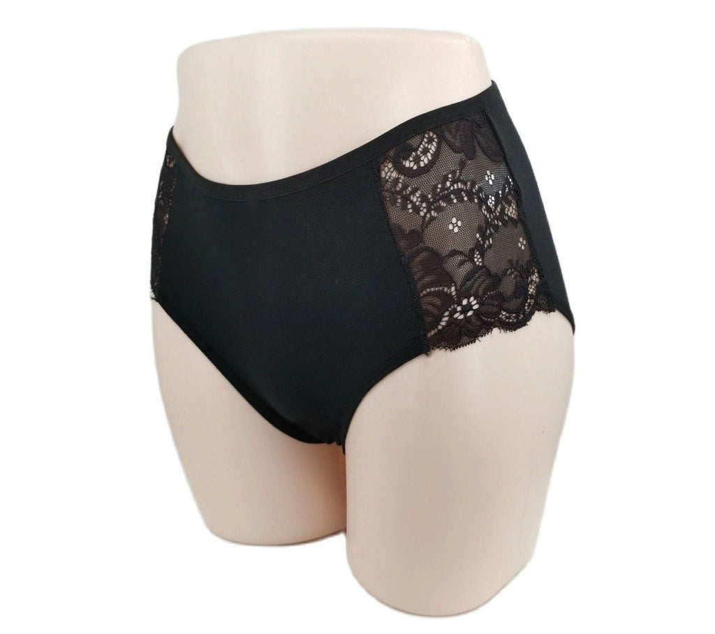 Ladies Plus Size Silky Knickers Sexy Briefs Women Underwear Lace Panties Stretch image 3