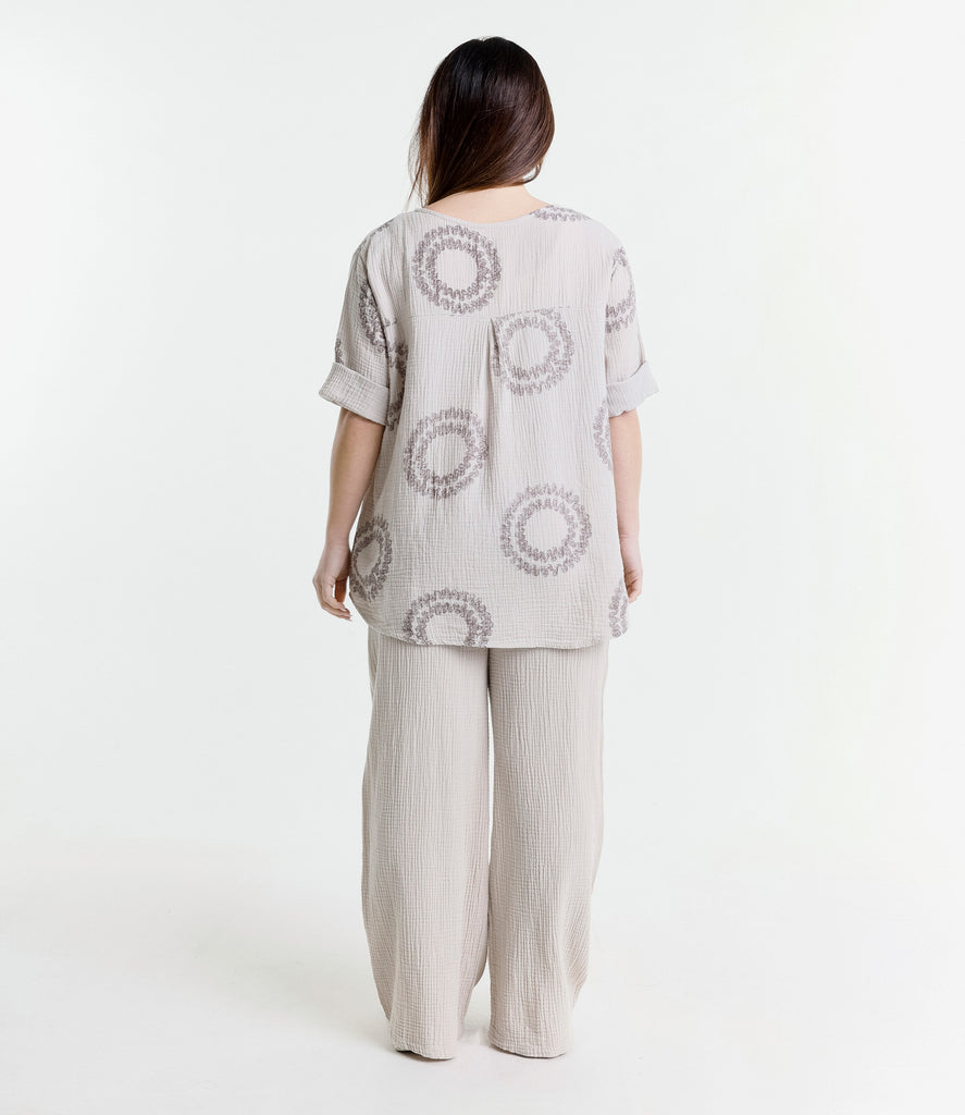 Ladies cotton top assorted colours Wholesale prices image 2