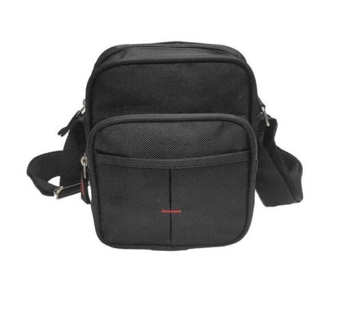 Unisex Canvas Shoulder Bag High Format Messenger Bag Card Coin Holder Travel Bag image 0