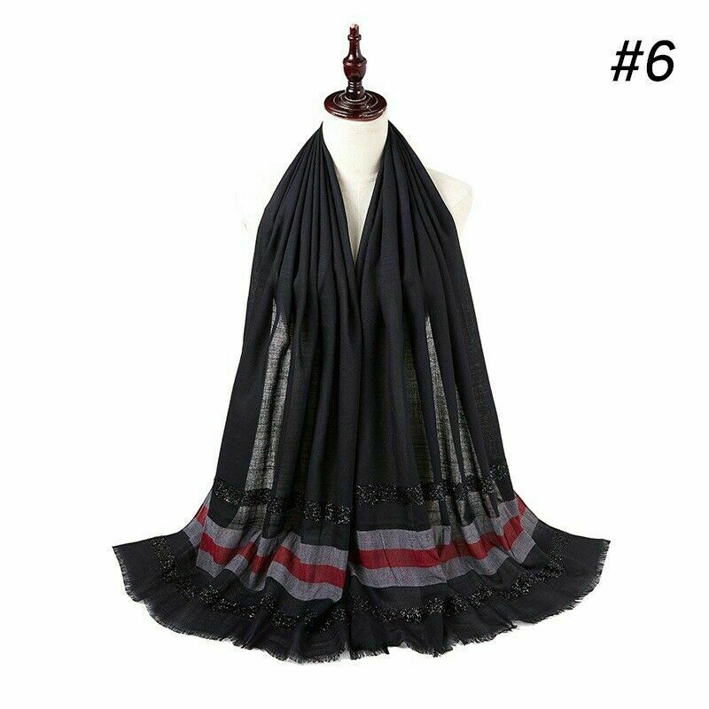 Ladies Scarf Check Print Wrap Shawl Scarves Poncho Oversized Light Womens Scarve image 1