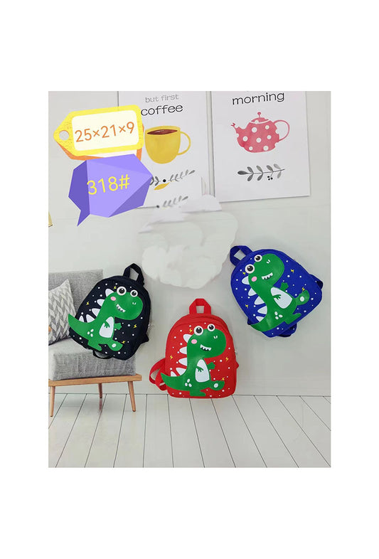 Cartoon Baby Toddler Kids Dinosaur Strap Bag Backpack Rucksack Nursery Bag image 1