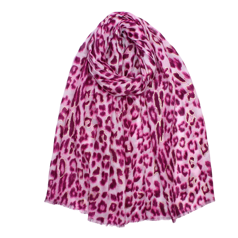 Women’s Scarf Leopard Print Scarves Printed Ladies Shawl Scarf Animal Print Scar image 5