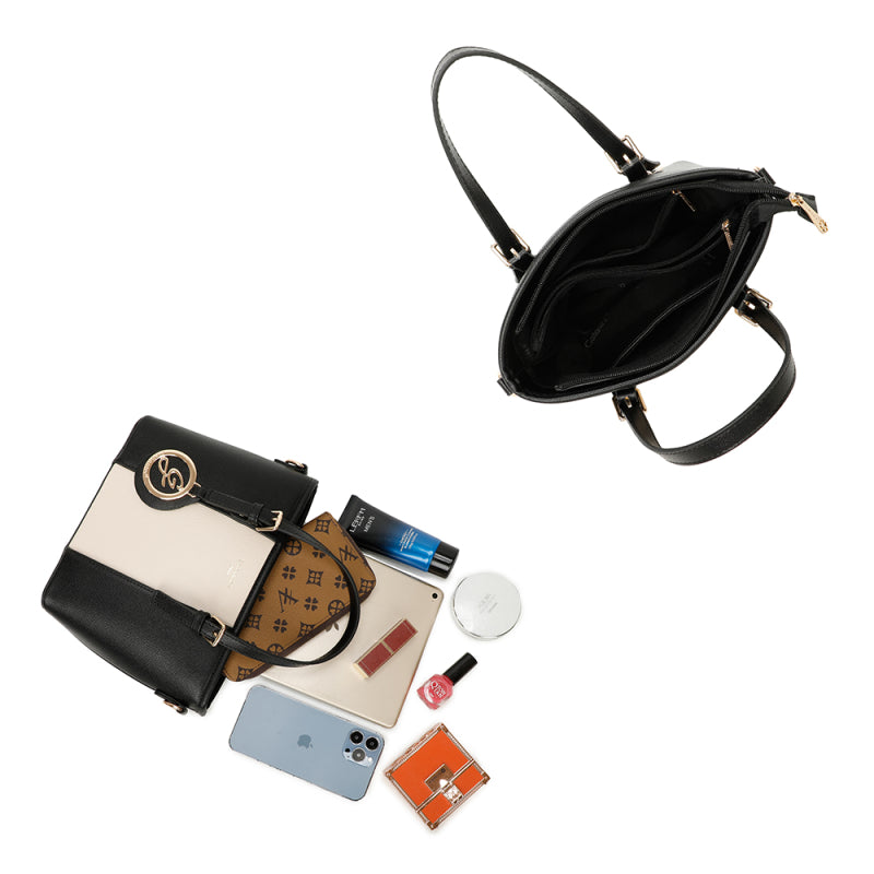 Ladies Handbag Work Bag Women Designer Faux Leather Fashion Shoulder Tote Bag 👜 image 3