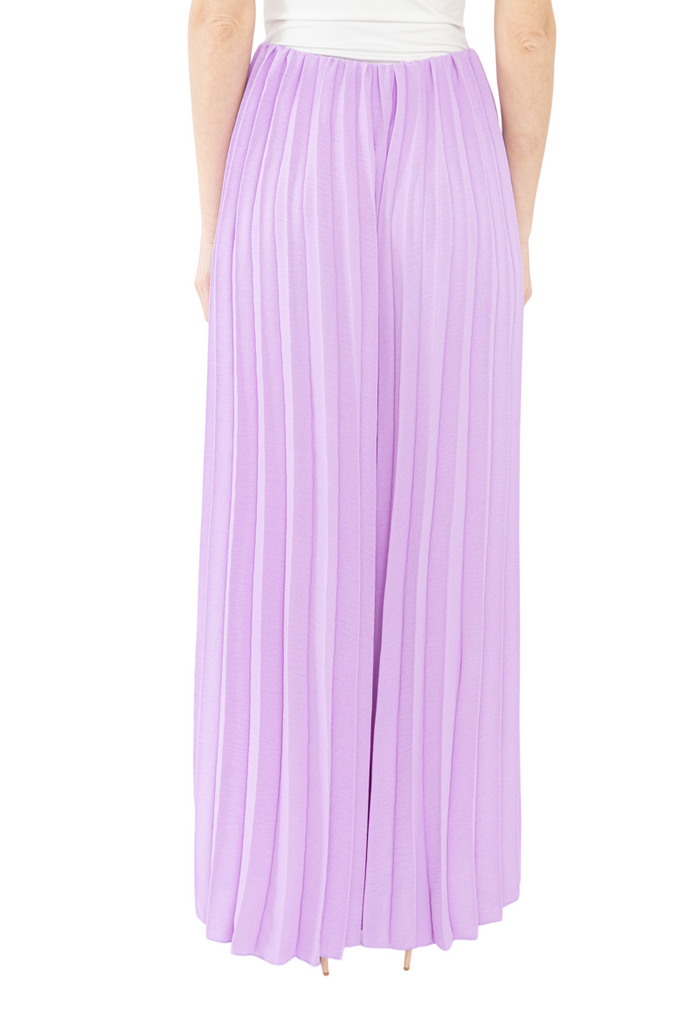 Ladies Womens Trousers Culottes Wide Leg Loose Harem Pleated Bottoms ONE SIZE image 14