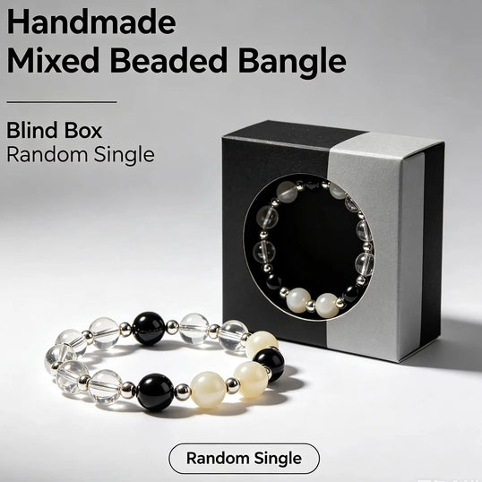 Handmade Mixed Beaded Bangle Blind Box Random Single Fashion Daily Jewelry Bracelet