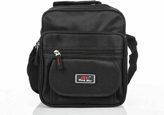 Ladies Mens Canvas Waterproof Work Satchel Utility Travel Holiday Gym Bag Black image 0