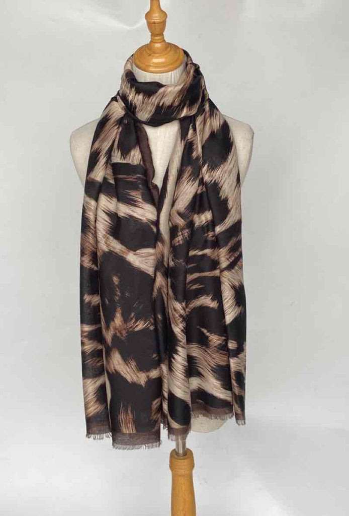 Women's Printed Scarf Soft Shawl Wrap Long Neck Animal Print Scarf Scarves image 5