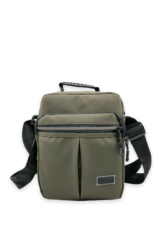 Unisex Waterproof Bag Crossbody Canvas Shoulder Bag Utility Work Travel Gym Bag image 0