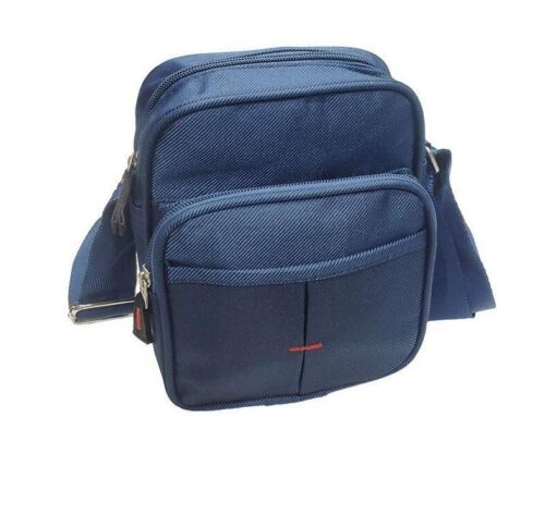 Unisex Canvas Shoulder Bag High Format Messenger Bag Card Coin Holder Travel Bag image 3