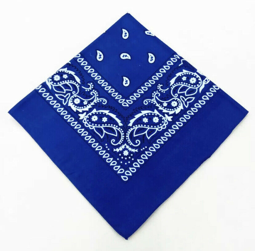 Mens Ladies Bandana Head Neck Wear Scarf Paisley Print Wrist Band Cotton Scarves image 3