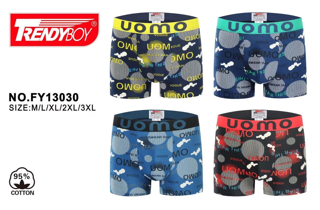 4 x Mens Underwear Mix Pattern Boxers Shorts Trunks Underwear Designer Boxers image 5