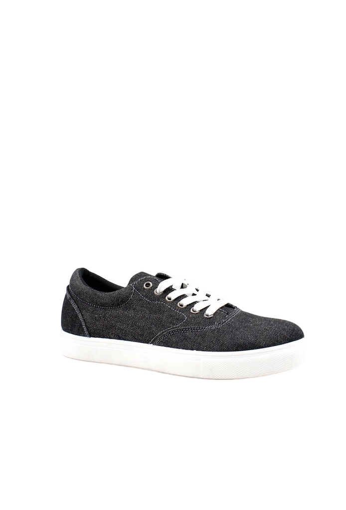 MENS CANVAS TANNIS RUNNING TRAINERS CASUAL LACE GYM WALKING SPORTS SHOES SIZE image 0