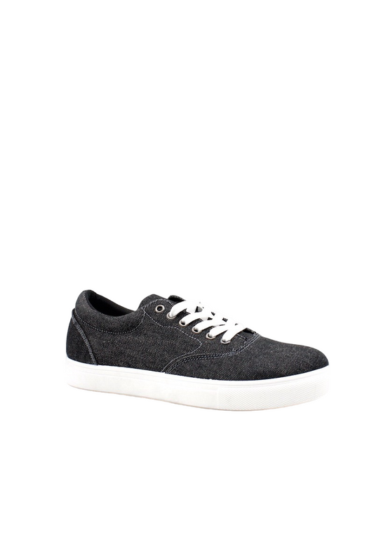 MENS CANVAS TANNIS RUNNING TRAINERS CASUAL LACE GYM WALKING SPORTS SHOES SIZE image 0