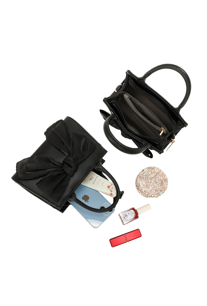 Women's Bow Stylish Handbag Party Fashionable Bow Handbag image 7