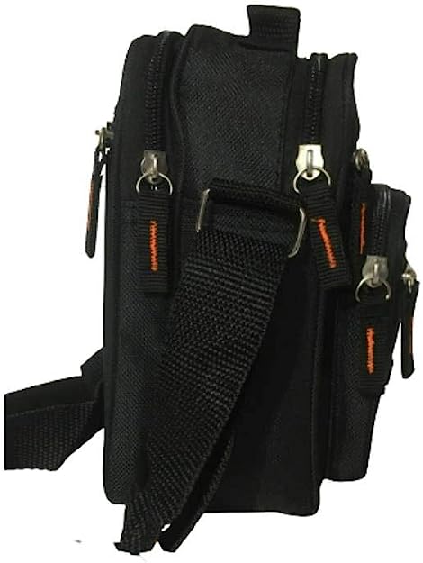 Unisex Messenger Bag Canvas Cross Body Shoulder Utility Travel Work Multi Pocket image 4