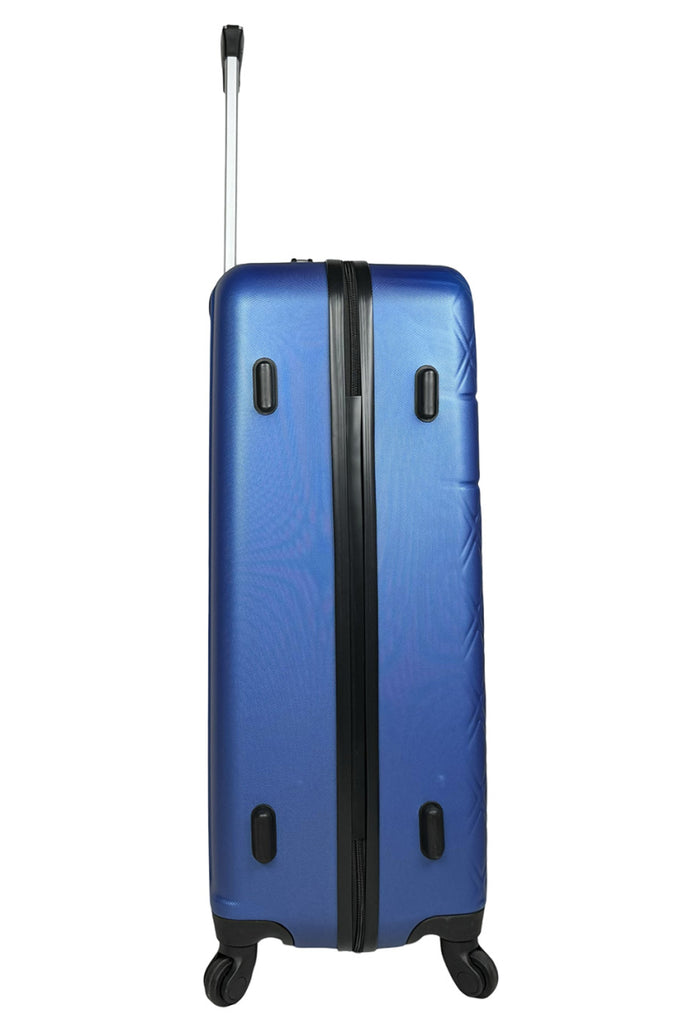 Set of 3 reinforced ABS suitcases cabin luggage travel bags lightweight 4 wheels image 2