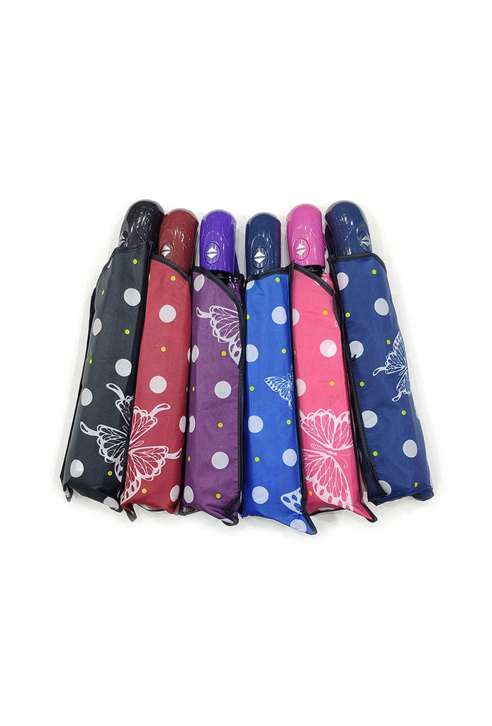 Unisex Automatic Butterfly Umbrella Lightweight Men Ladies Travel Windproof image 1