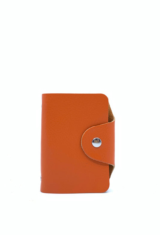 Leather Card Holder Credit Card Photo I.D Holder Wallet Purse Pouch Multi Insert image 0