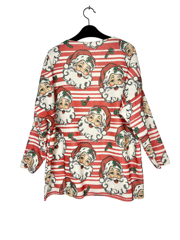 Women's Winter Soft Printed Sweater With Lurex Christmas Party Sweater image 1