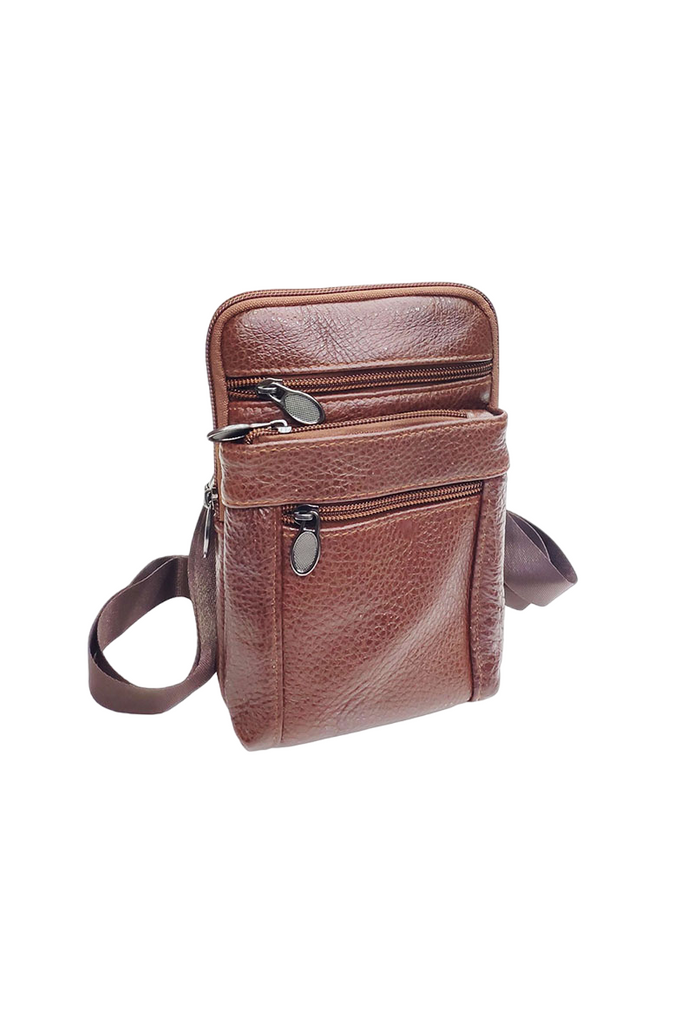 Leather Phone pouch Bag Bodybag Shoulder Bag Crossbody Bag Work Leather Bag image 4