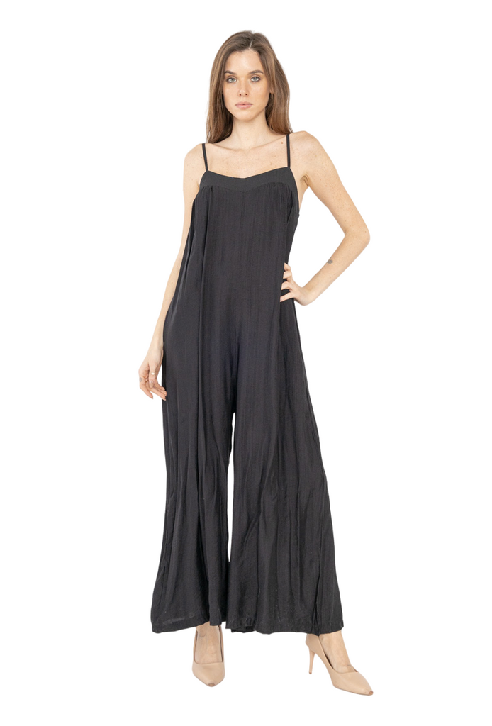 Womens Sleeveless Jumpsuit Ladies Casual Boho Wide Leg Pant Rompe Playsuit image 0