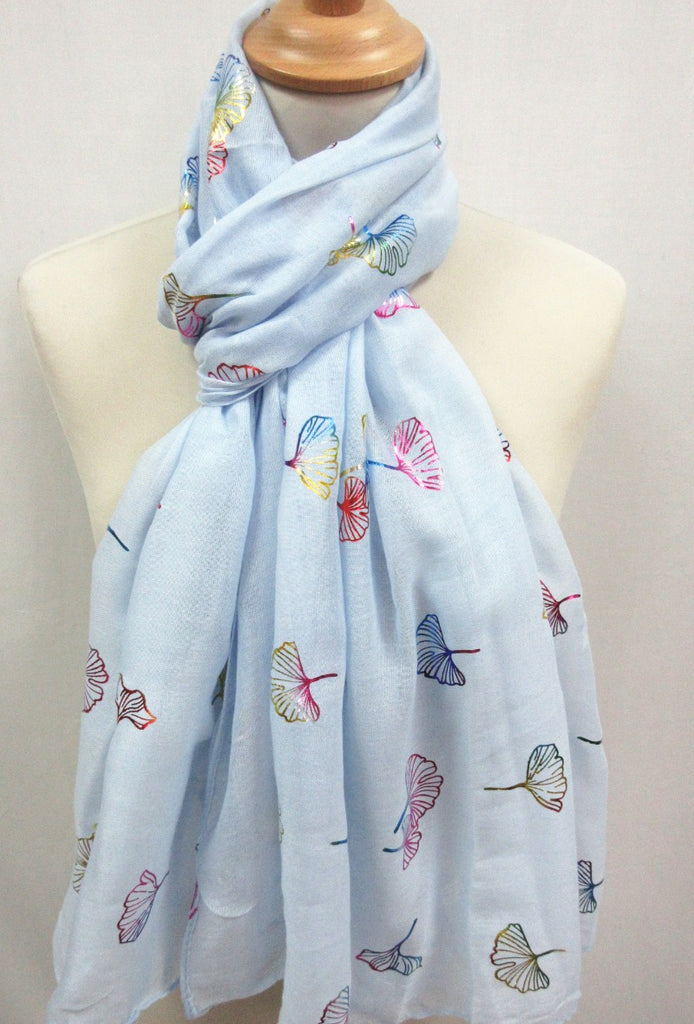 Ladies Womens Multicolor Flower Pattern Scarf Wrap Wide Shawl Neck Scarves image 2