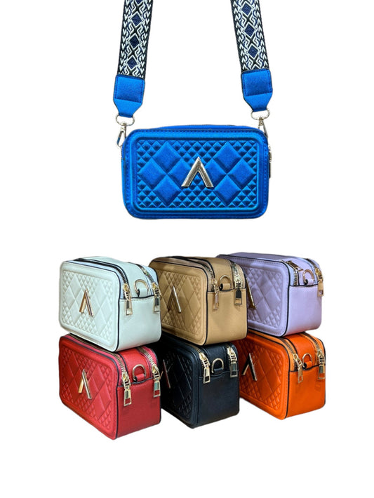 Ladies Quilted Crossbody Bag Party Travel Stylish Shoulder Handbag Trendy Purse image 0