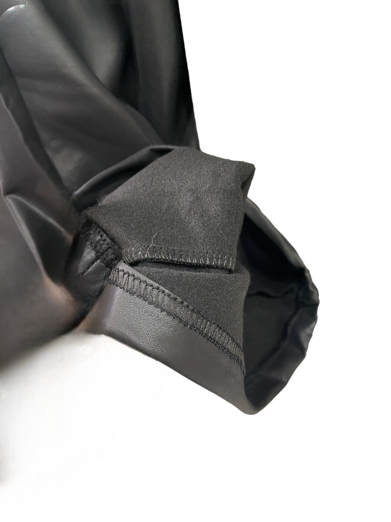 Ladies Leather Look legging Style Comfortable Skinny Outdoor Leggings image 2