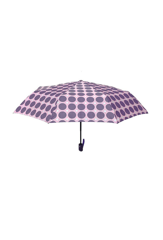 Unisex Automatic Polka Dot Umbrella Lightweight Men Ladies Travel Windproof image 0