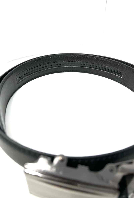 Men's Automatic Buckle Horse Design Comfort Fashion Stylish Black Belt image 1