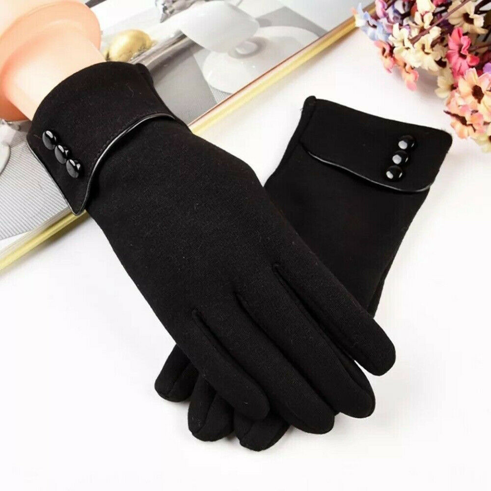 Women Touch Screen Winter Gloves Fleece Thick Warm Comfy Soft Fur Lined Thermal image 4