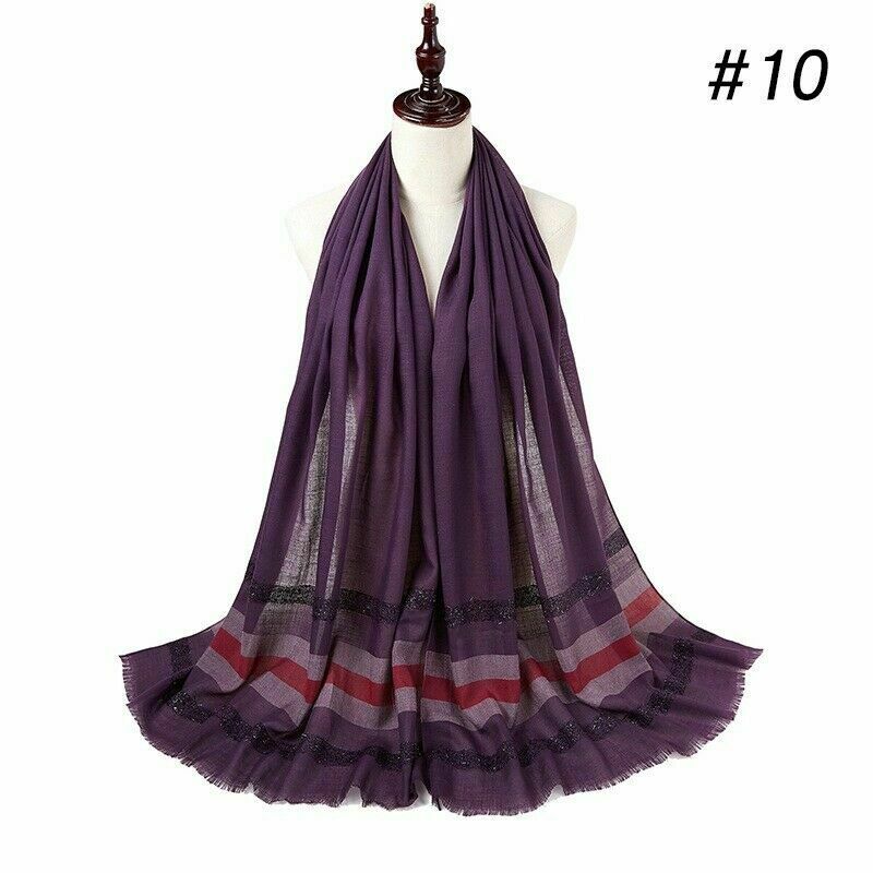 Ladies Scarf Check Print Wrap Shawl Scarves Poncho Oversized Light Womens Scarve image 6