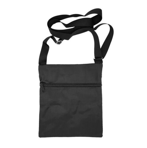 Unisex Red Sports Logo Flat Plain Canvas Pouch Multi Pockets Shoulder Bags image 1