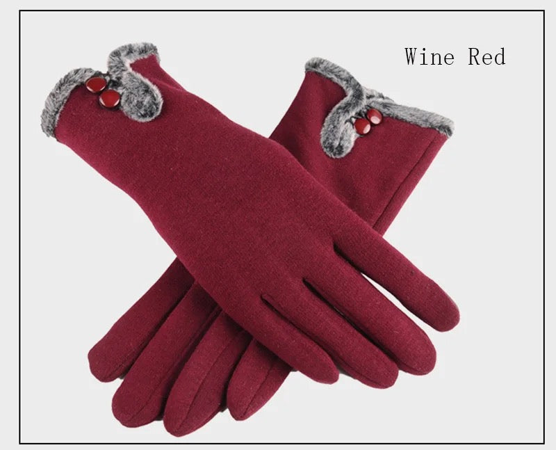 Women Touch Screen Winter Gloves Fleece Thick Warm Comfy Soft Fur Lined Thermal image 8