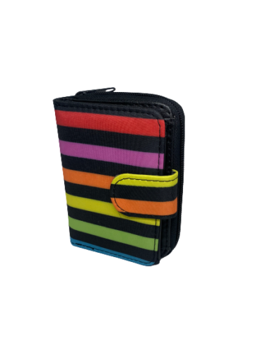 Womens Coin Purse Cash ID Wallet Pouch Multi Color Purse Waterproof Multi Pocket image 3