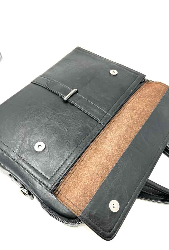 Men's Stylish Business Genuine Leather Laptop Bag Briefcase Shoulder Strap image 7