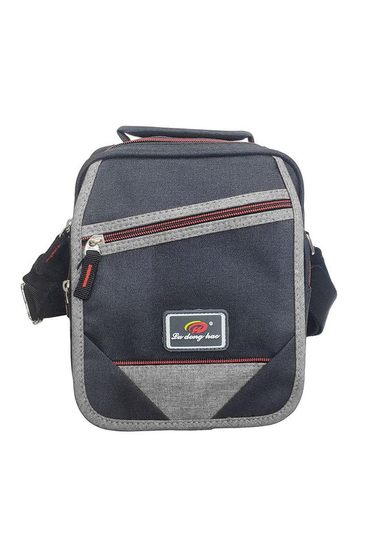 Unisex Multi Pocket Messenger Canvas Bag image 0