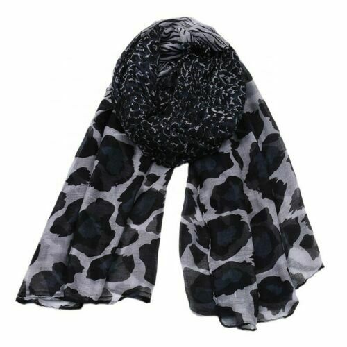 Ladies Women Fashion Animal Leopard Print Wraps Wide Stole Scarf Gift Shawl image 1