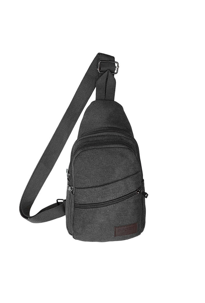 Mens Canvas Cross Body Shoulder Utility Travel Bag image 1