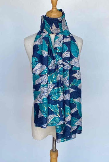 Leaf Printed scarf Womens Wrap Ladies Stole Women's Scarves Lightweight image 5