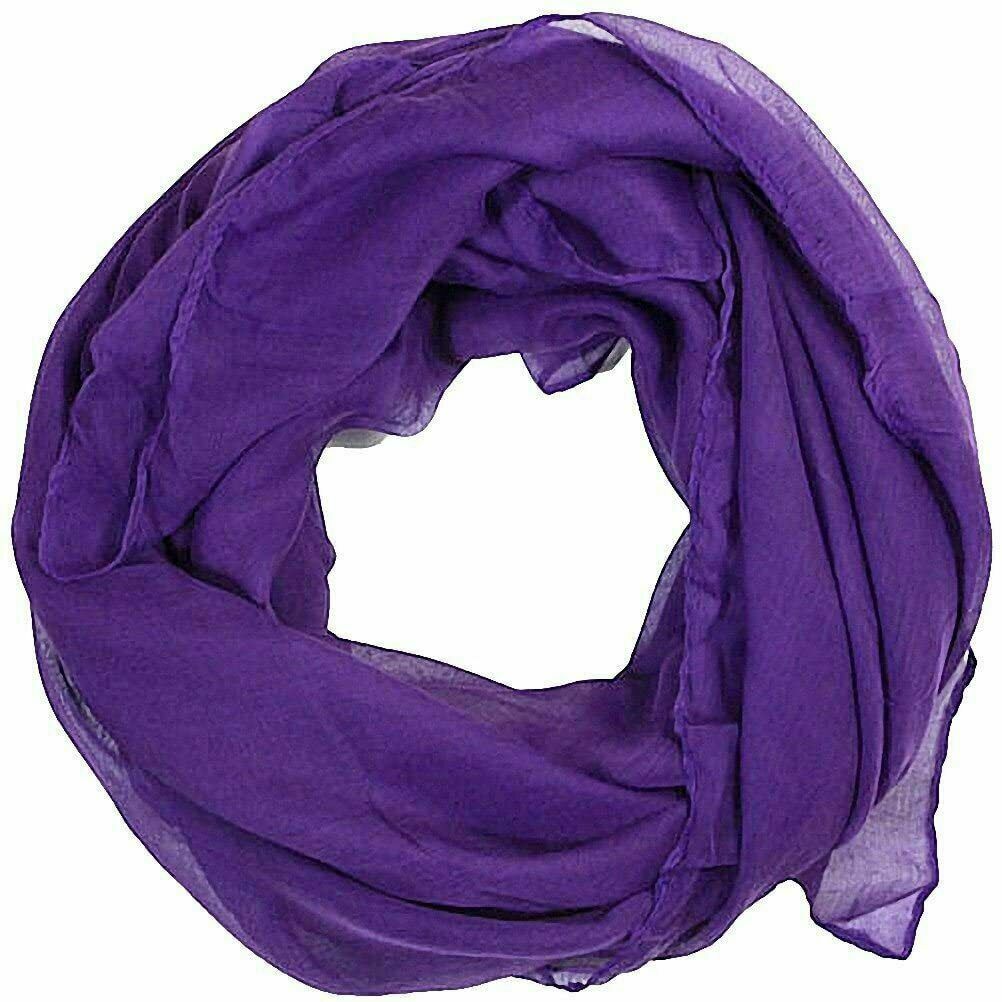 Women Scarf Shawl Hijab Head Pashmina Wrap Arabic Plain Neck Lightweight Scarf image 5