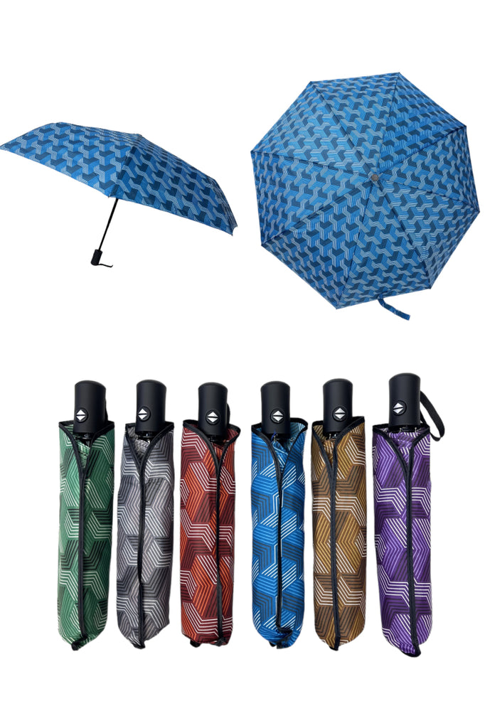 Umbrella Automatic Open Umbrella Close Travel Windproof Strong Compact Folding image 0