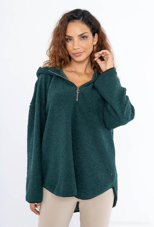 Women's Vest Stylish Zip Hood Warm Outdoor Comfortable Travel Winter Hoodie image 0