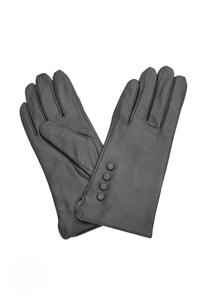 Women's Leather Button Gloves Soft Comfortable Winter Gloves image 4