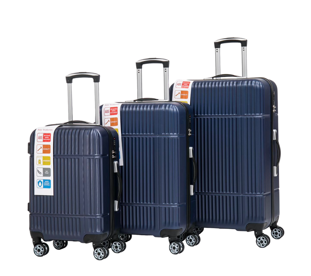 Suitcase Set Travel Luggage Trolley 4 Wheel Lightweight Hard Shell ABS Case Set image 4