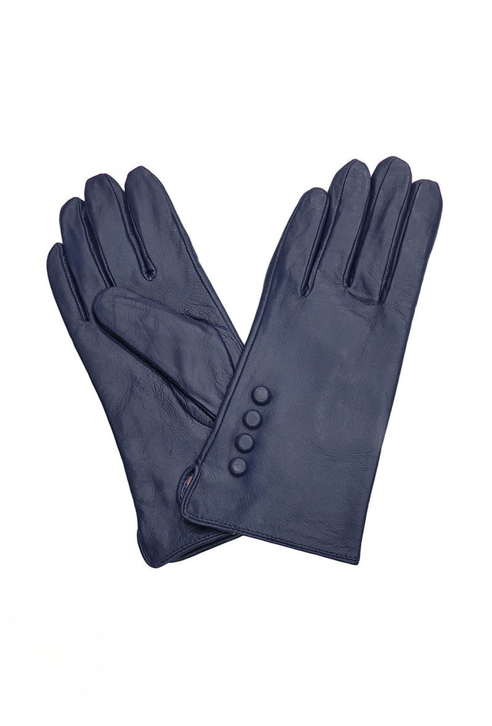 Women's Leather Button Gloves Soft Comfortable Winter Gloves image 3