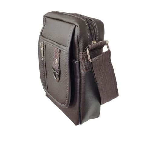 Men's Messenger Bag Large Shoulder Bag Travel Holiday Bag Multi Pockets Holder image 1