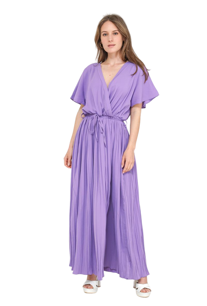 Ladies Dress Womens Pleated Wrap dress Maxi Tie Belt Dress Summer Long Dress image 8